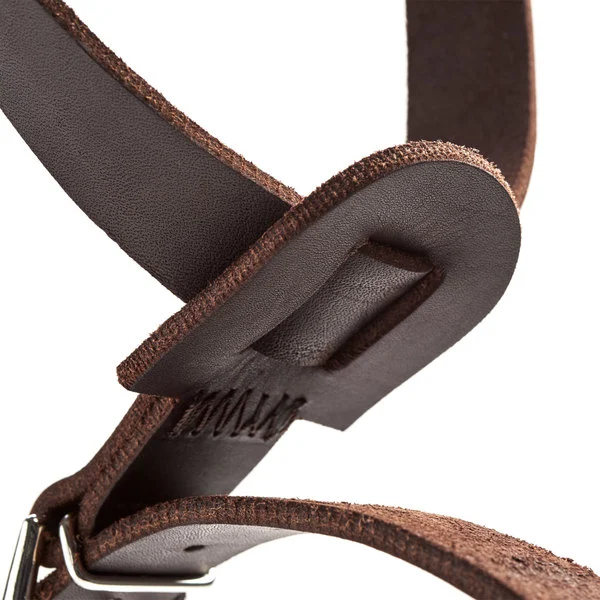 Hunter Hundesele Aalborg mørkebrun S-M/1 - Bryst/hals 44-56 cm